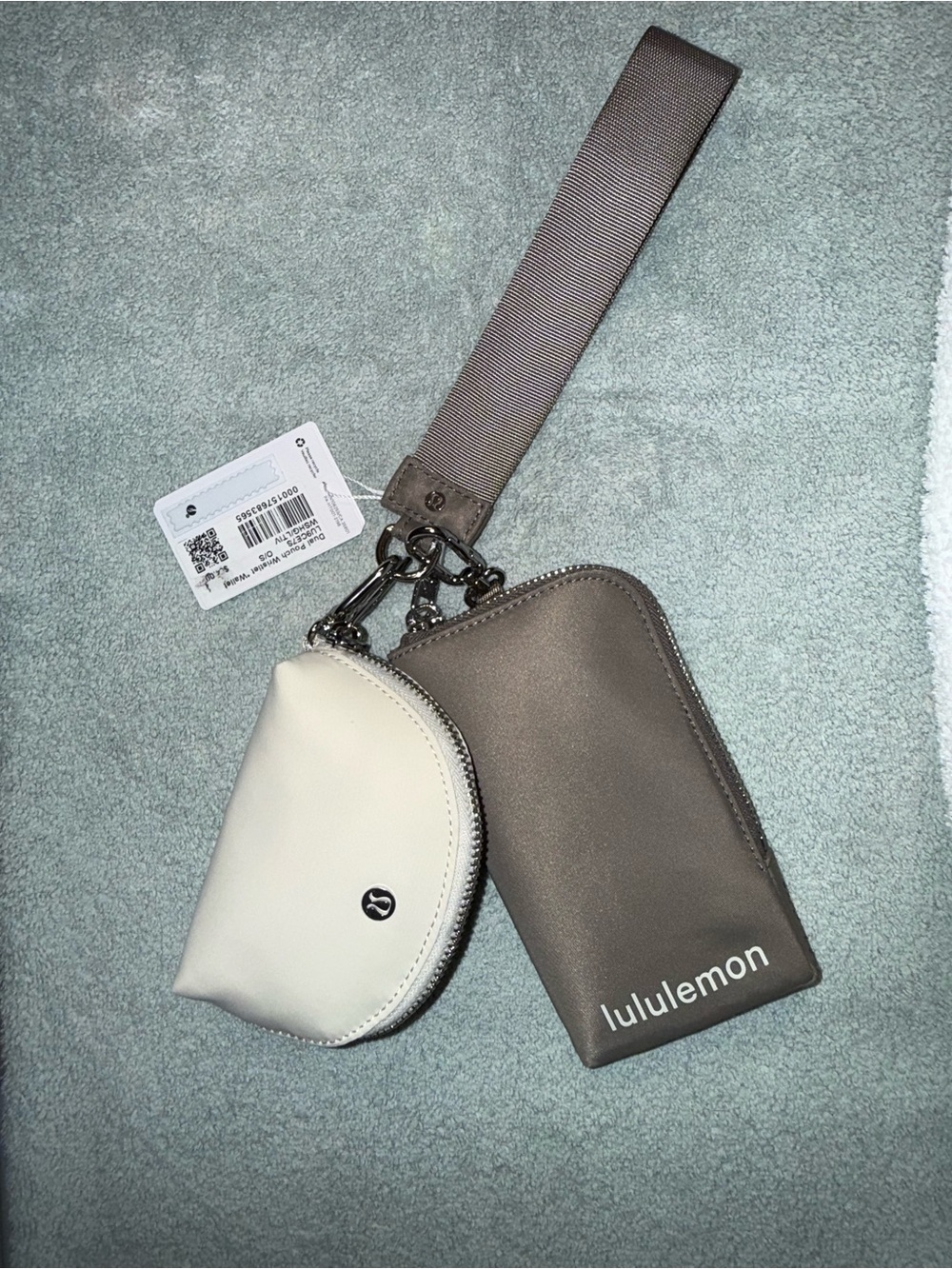 NWT Lululemon Dual Pouch Wristlet Wallet